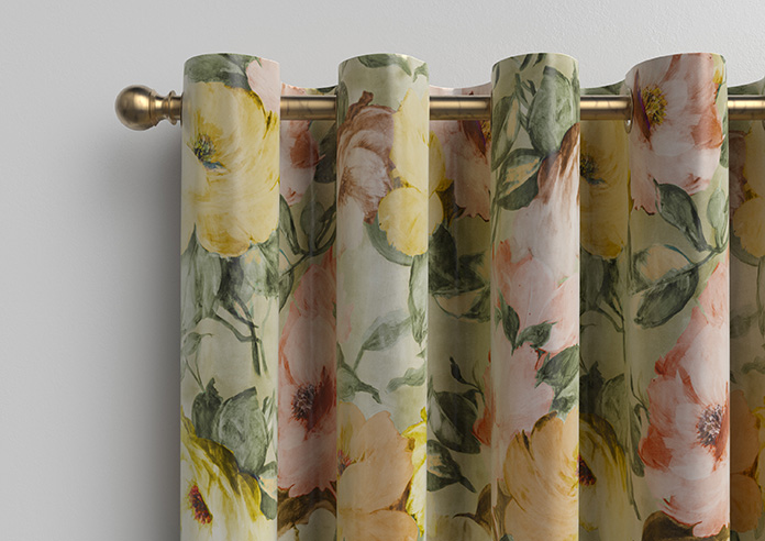 Amelia Faux Silk, Honeydew - Made to Measure Curtain - Image 12